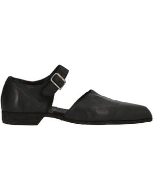 Guidi Ballet Flats Leather - Black