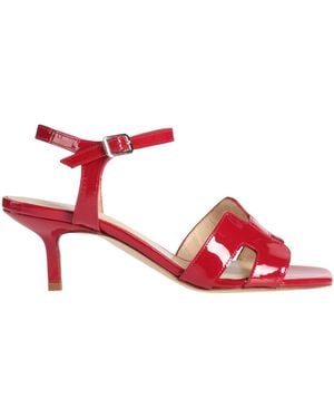 LE FABIAN Sandals Leather - Red