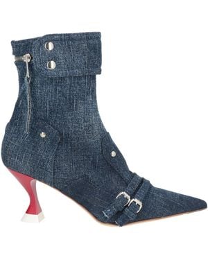 Strategia Ankle Boots Textile Fibers - Blue
