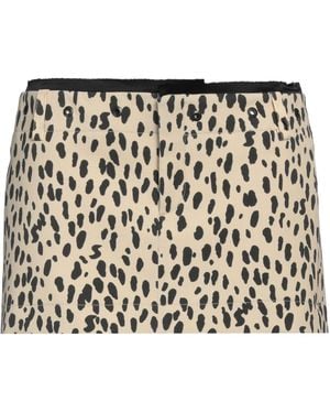 Ssheena Mini Skirt Polyethylene, Virgin Wool, Elastane - Black