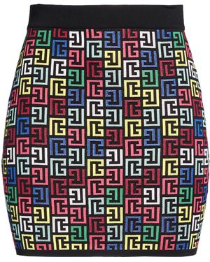 Balmain Mini Skirt - Blue