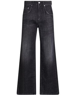 Department 5 Charcoal Jeans Cotton, Rubber - Blue