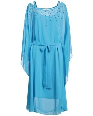 Twin Fantasy Vestido midi - Azul