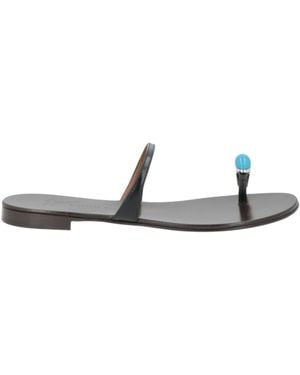 Giuseppe Zanotti Thong Sandal Leather - White