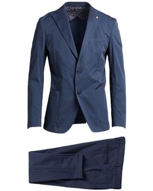 Barbati Suit Cotton, Polyamide, Elastane - Blue