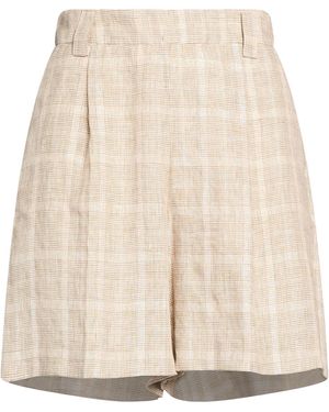 Attic And Barn Shorts & Bermuda Shorts Linen, Polyester, Polyamide - Natural