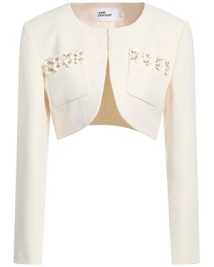 Self-Portrait Jacket - White