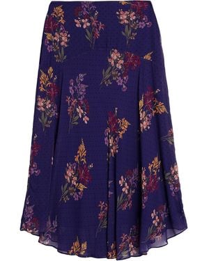 Twinset Midi Skirt Viscose - Blue