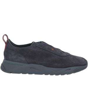 Santoni Midnight Sneakers Leather - Blue