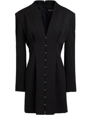 Del Core Mini Dress Virgin Wool, Acetate, Silk - Black
