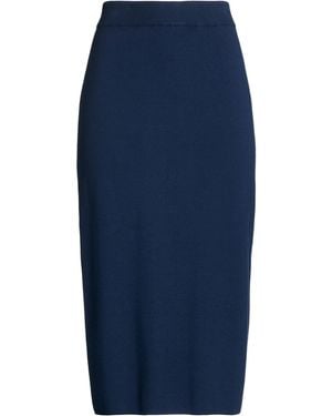 Kontatto Midi Skirt Viscose, Polyester - Blue