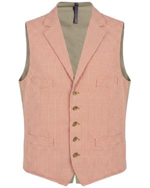 Montedoro Tailored Vest Cotton - Pink