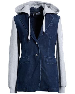 Love Moschino Denim Outerwear Cotton, Polyester, Elastane - Blue
