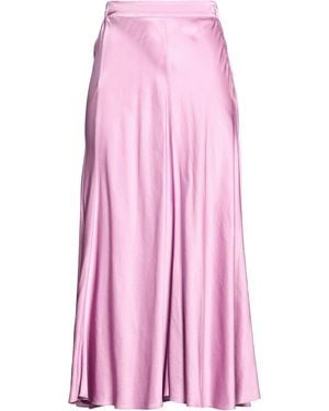 forte_forte Midi Skirt Silk - Pink