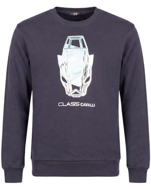 Roberto Cavalli Sudadera - Azul