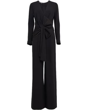 Alberta Ferretti Jumpsuit Acetate, Viscose - Black