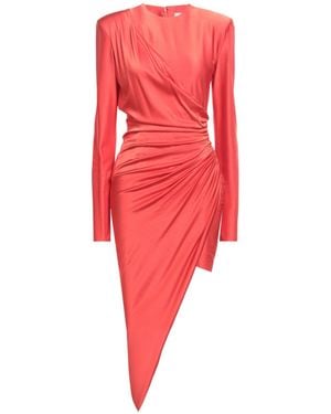 Alexandre Vauthier Midi-Kleid - Rot
