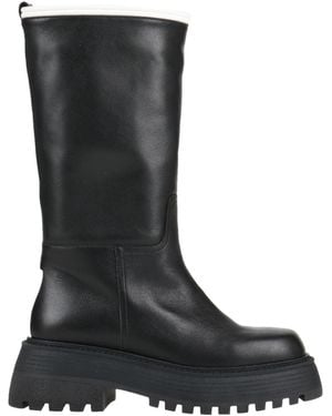 3JUIN BLACK レザー ALEXA ブーツ 3Juin Leather Alexa Boots in Black | Lyst