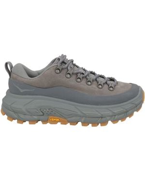 Hoka One One Trainers Leather, Synthetic Material - Grey