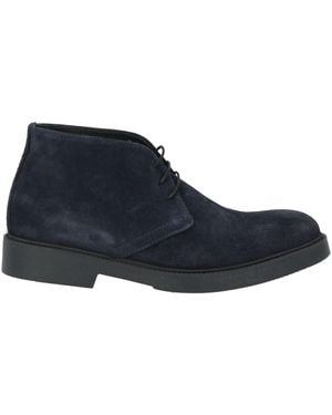 Calpierre Midnight Ankle Boots Leather - Blue