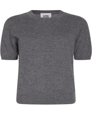 Alpha Studio Pullover - Grigio