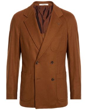 Tagliatore Blazer Virgin Wool, Polyamide - Brown