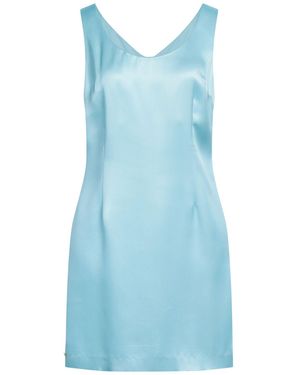 Manila Grace Mini Dress Viscose - Blue