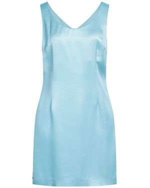 Manila Grace Mini Dress Viscose - Blue