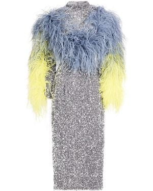 Germanier Midi-Kleid - Blau