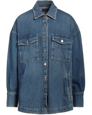 Alanui Denim Shirt Cotton, Polyester, Cashmere, Wool - Blue