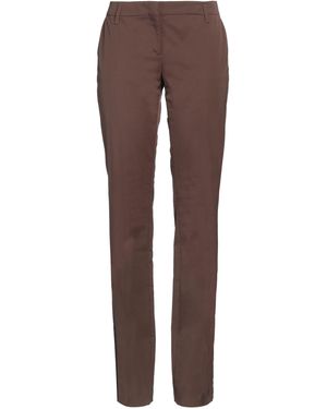 Schumacher Trousers Cotton, Polyamide, Elastane - Brown