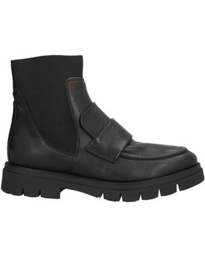 Creative Ankle Boots Leather - Black