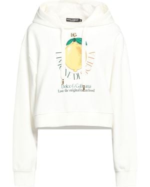 Dolce & Gabbana Sweatshirt Cotton, Polyester - White