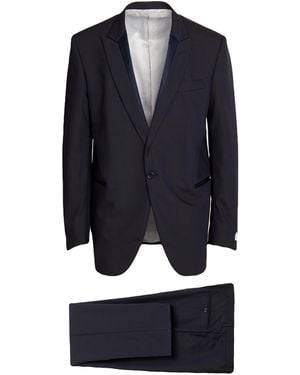 Tombolini Midnight Suit Virgin Wool, Polyester - Blue