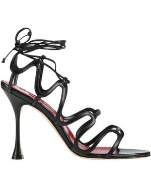 Manolo Blahnik Sandale - Mettallic