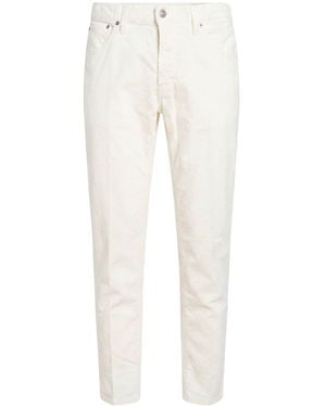 Dondup Pants Cotton, Elastane - White