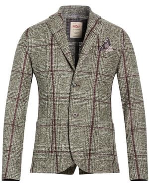 Bob Blazer Polyester, Virgin Wool, Cotton - Gray