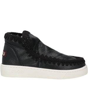 Mou Ankle Boots Leather - Black