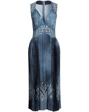 Ermanno Scervino Midi-Kleid - Blau