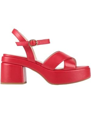 J.A.P. JOSE ANTONIO PEREIRA Sandals - Red
