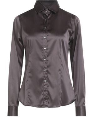 Robert Friedman Chocolate Shirt Polyester, Elastane - Brown