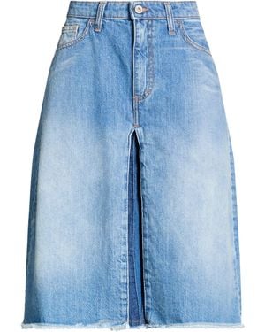 Please Denim Shorts Cotton - Blue