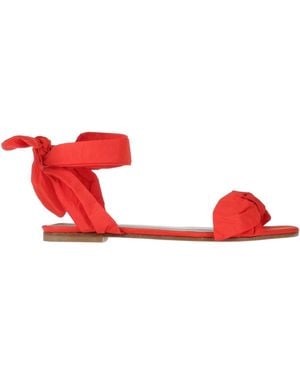 Red(V) Sandals - Red
