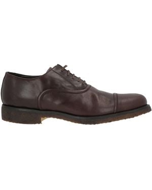 Lo.white Chocolate Lace-Up Shoes Leather - Brown