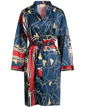 ViCOLO Overcoat & Trench Coat Polyester - Blue