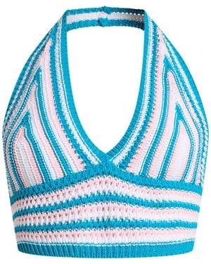 Nora Barth Top Viscose, Polyamide - Blue