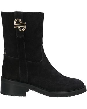 Pollini Botines De Caña Alta - Negro