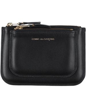 Comme des Garçons Cardholder Cow Leather - Black