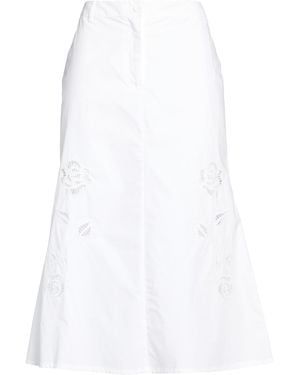 Twinset Midi Skirts - White
