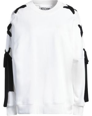 Moschino Couture Sweatshirt Cotton, Silk - White